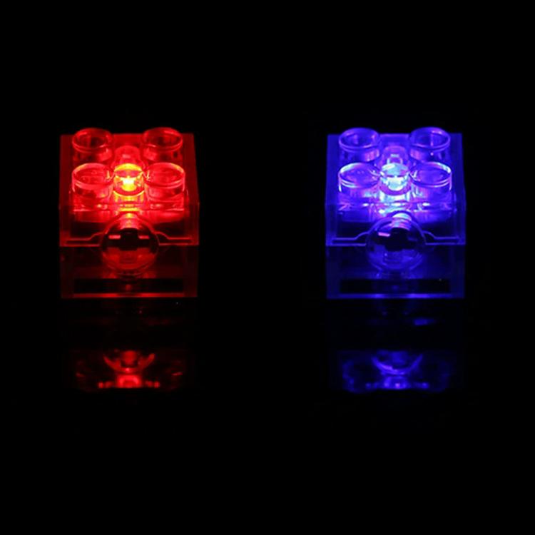 Blocchi da costruzione 2x2 con luce LED
