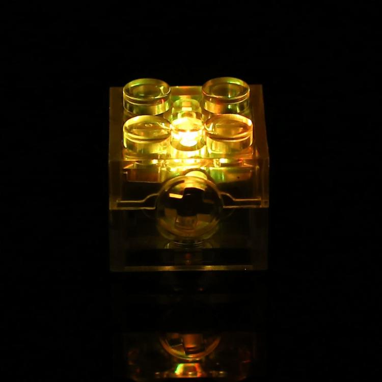 Blocchi da costruzione 2x2 con luce LED