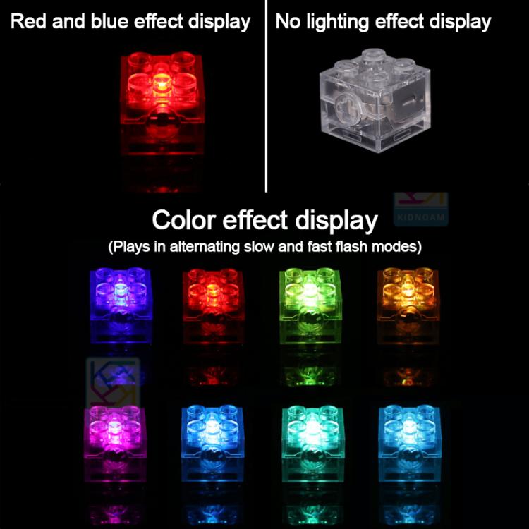 Blocchi da costruzione 2x2 con luce LED
