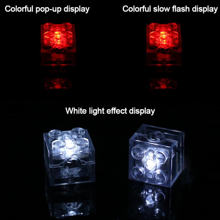 Blocchi da costruzione 2x2 con luce LED