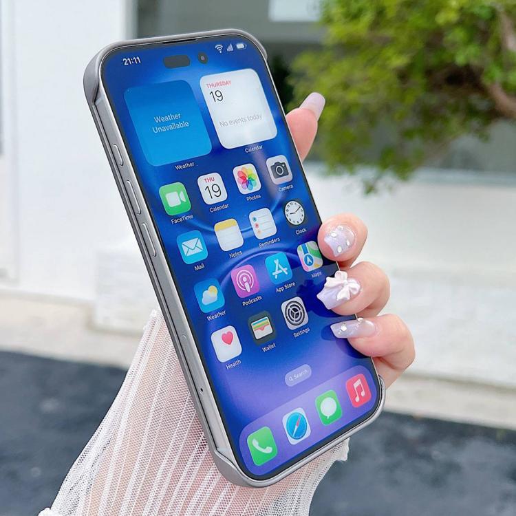Custodia magnetica effetto legno per iPhone 13 Pro