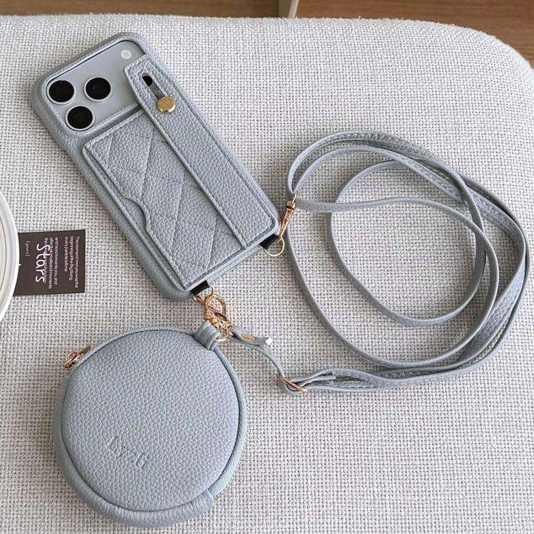 Custodia portafoglio in PU con cinturino per iPhone 17e e 16e