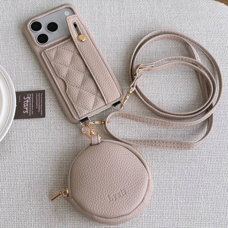 Custodia portafoglio in PU con cinturino per iPhone 17e e 16e