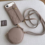 Custodia portafoglio in PU con cinturino per iPhone Air