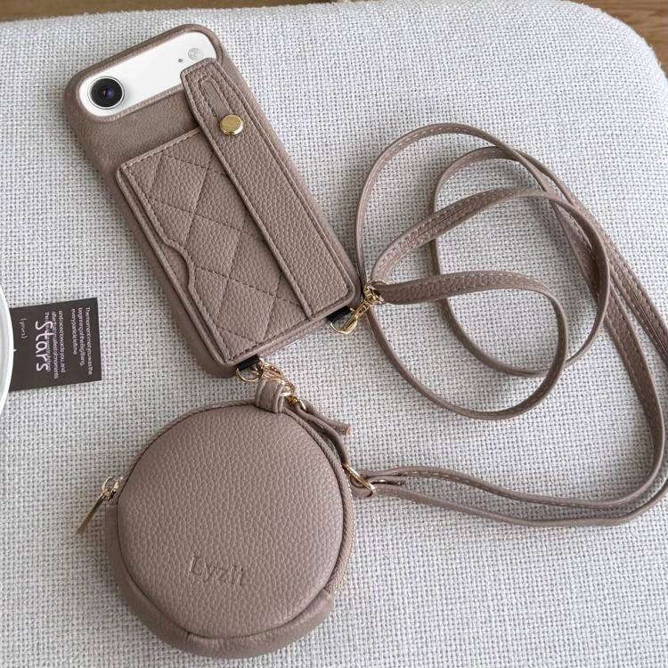 Custodia portafoglio in PU con cinturino per iPhone Air