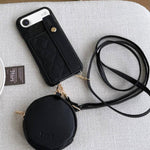 Custodia portafoglio in PU con cinturino per iPhone Air