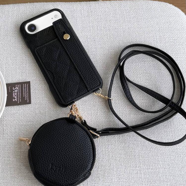 Custodia portafoglio in PU con cinturino per iPhone Air