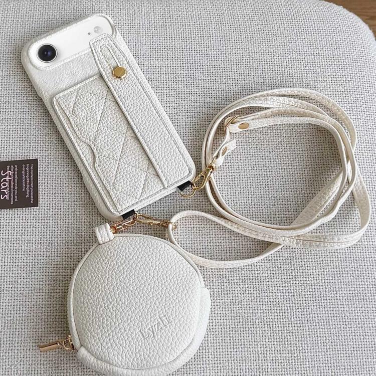 Custodia portafoglio in PU con cinturino per iPhone Air