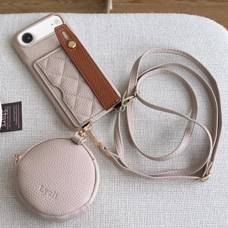 Custodia portafoglio in PU con cinturino per iPhone Air