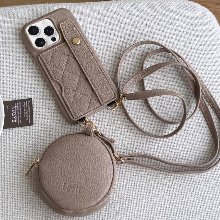 Custodia portafoglio in PU con cinturino per iPhone Air