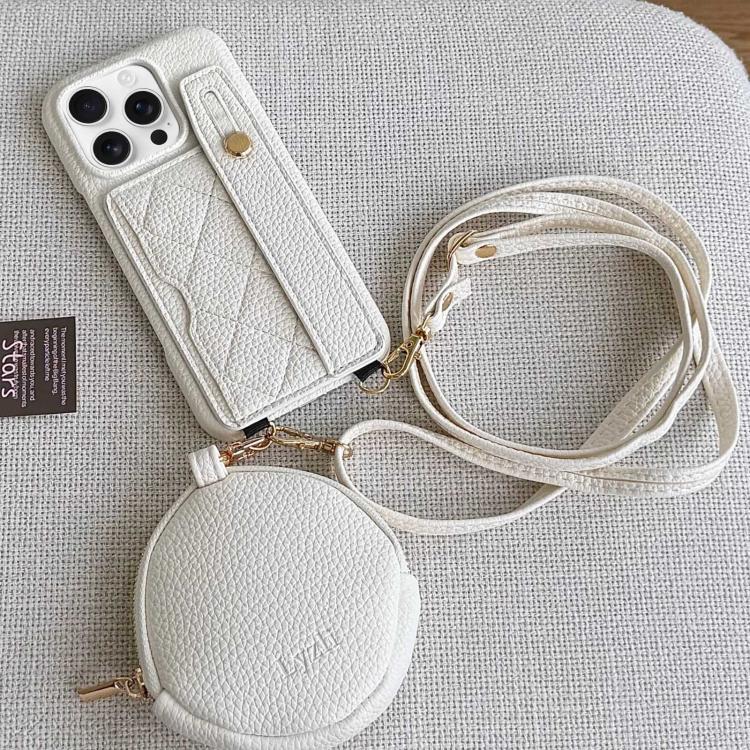 Custodia portafoglio in PU con cinturino per iPhone 14 Pro Max
