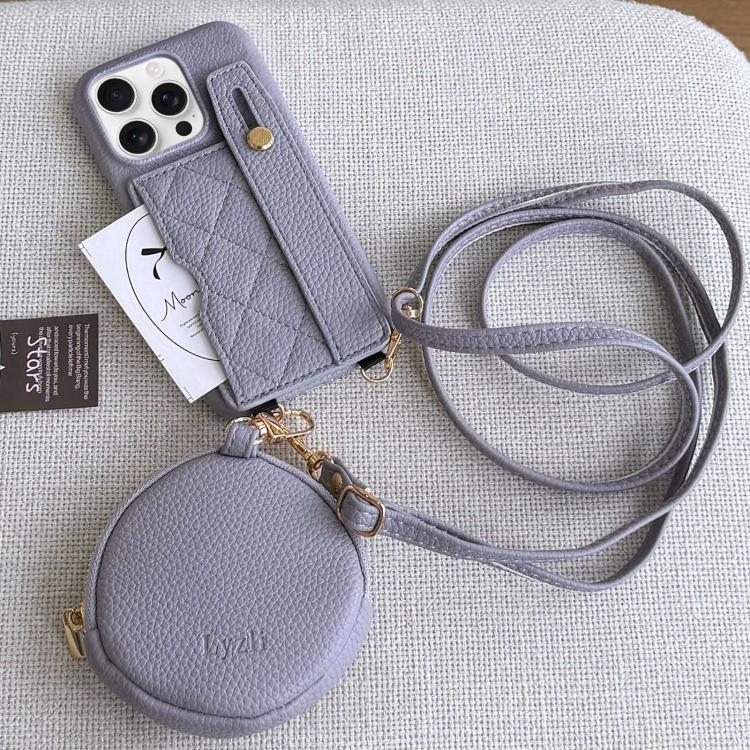Custodia portafoglio in PU con cinturino per iPhone 12 mini