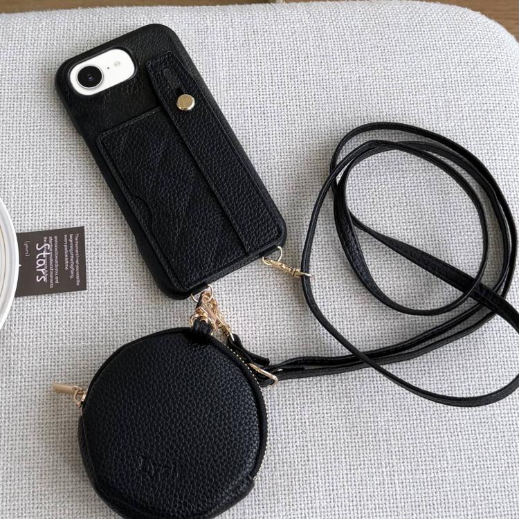 Custodia portafoglio in PU con cinturino per iPhone 14 Pro Max