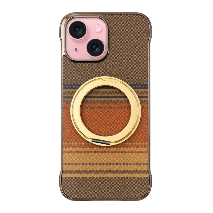 Custodia magnetica in Kevlar per iPhone 15 con rotazione 360°