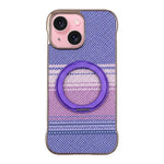 Custodia magnetica in Kevlar per iPhone 15 con rotazione 360°