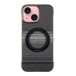 Custodia magnetica in Kevlar per iPhone 15 con rotazione 360°