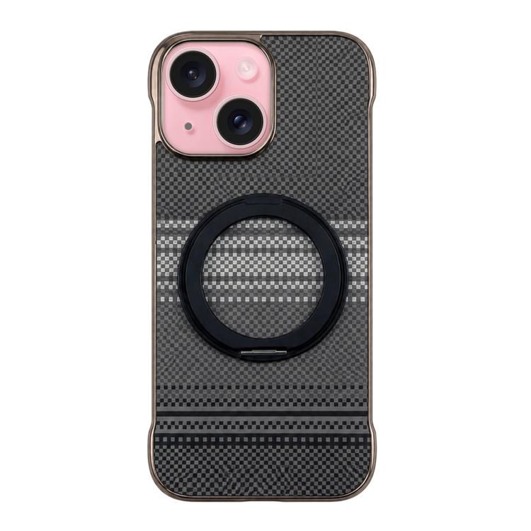 Custodia magnetica in Kevlar per iPhone 15 con rotazione 360°