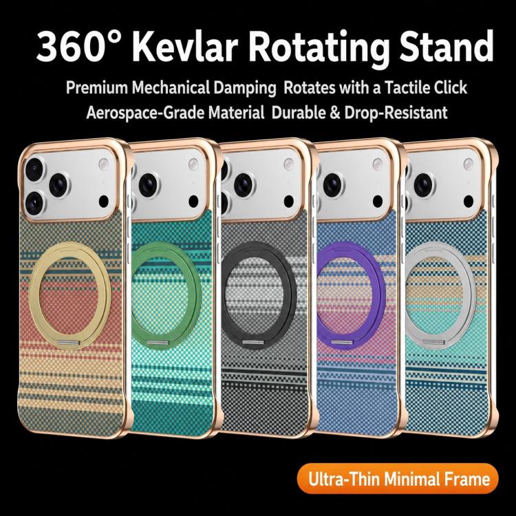 Custodia magnetica in Kevlar per iPhone 17 Pro Max