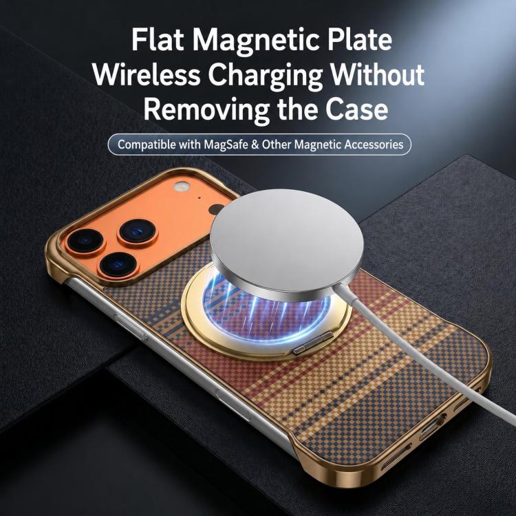 Custodia magnetica in Kevlar per iPhone 15 con rotazione 360°