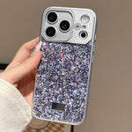 Custodia in PC con paillettes per iPhone 17 Pro Max