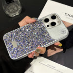 Custodia PC con paillettes a stelle per iPhone 16 Pro