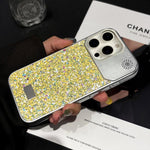 Custodia PC con paillettes a stelle per iPhone 16 Pro