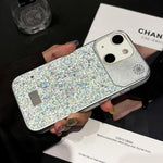Custodia in PC con paillettes per iPhone 15 Pro