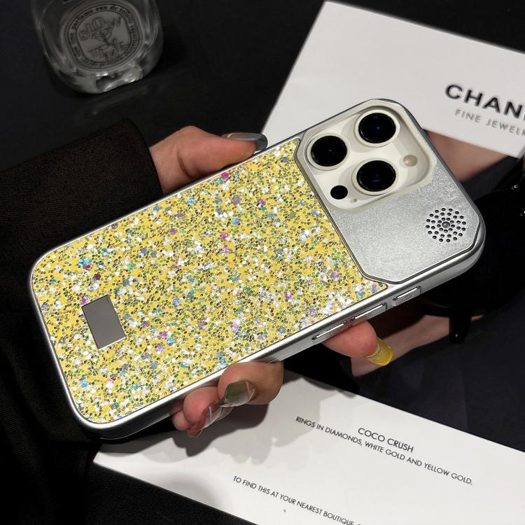 Custodia in PC con paillettes per iPhone 14 Pro