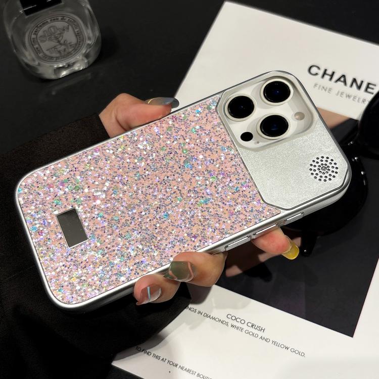 Custodia in PC con paillettes per iPhone 14 Pro
