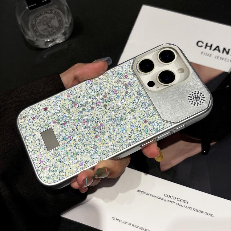 Custodia in PC con paillettes per iPhone 14 Pro
