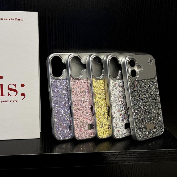Custodia in PC con paillettes per iPhone 14 Pro