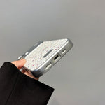 Custodia in PC con paillettes per iPhone 15 Pro