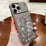 Custodia magnetica effetto pelle 3D per iPhone 12 Pro