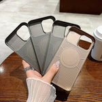 Custodia magnetica effetto pelle 3D per iPhone 12 Pro