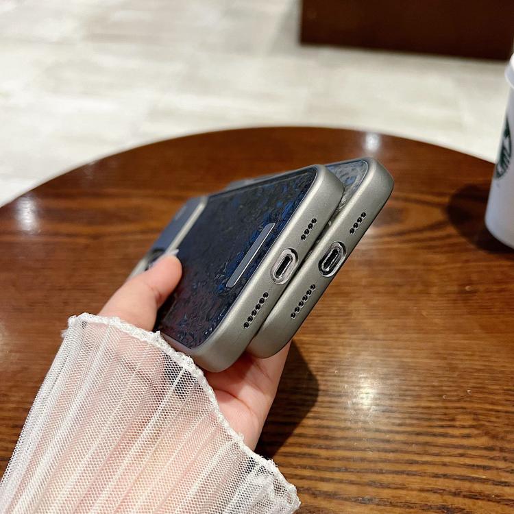 Custodia magnetica effetto pelle 3D per iPhone 12 Pro