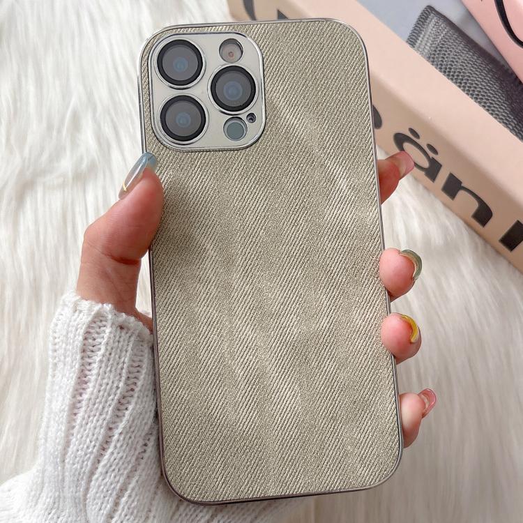 Custodia TPU effetto denim per iPhone 17 Pro Max