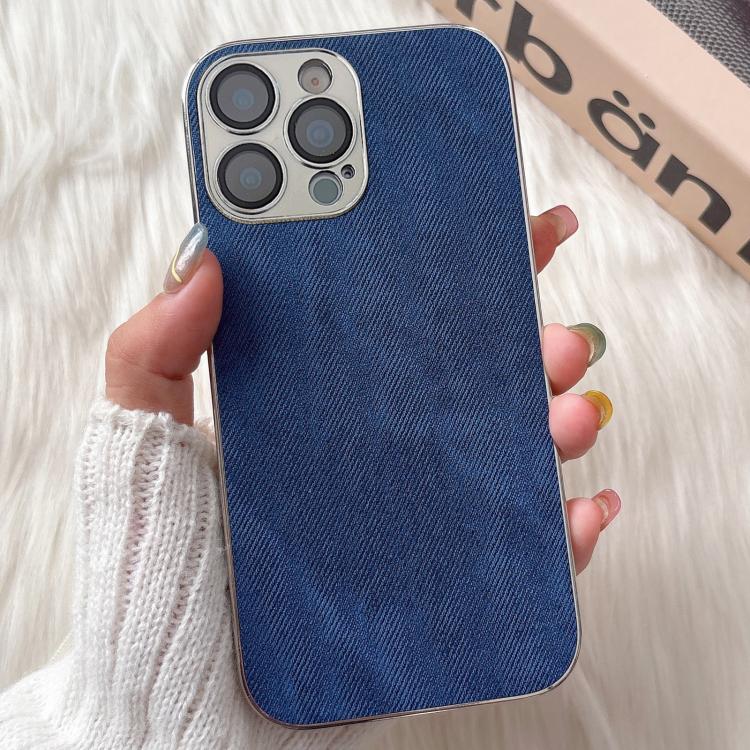 Custodia TPU effetto denim per iPhone 17 Pro Max