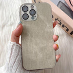 Custodia TPU effetto denim per iPhone 17 Pro Max