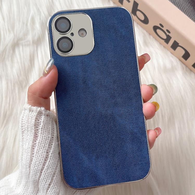 Custodia TPU effetto denim per iPhone 17 Pro Max