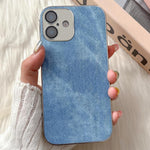 Custodia TPU effetto denim per iPhone 17 Pro Max