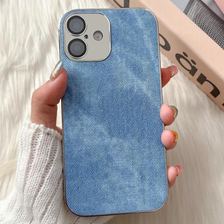 Custodia TPU effetto denim per iPhone 17 Pro Max