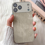 Custodia TPU effetto denim per iPhone 17 Pro Max