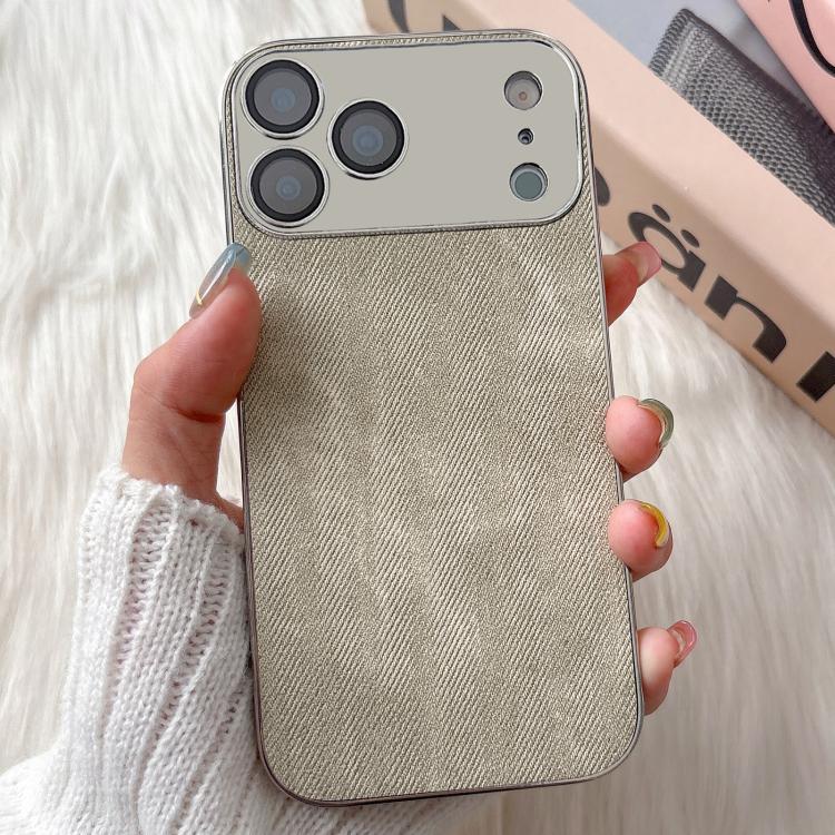 Custodia TPU effetto denim per iPhone 17 Pro Max