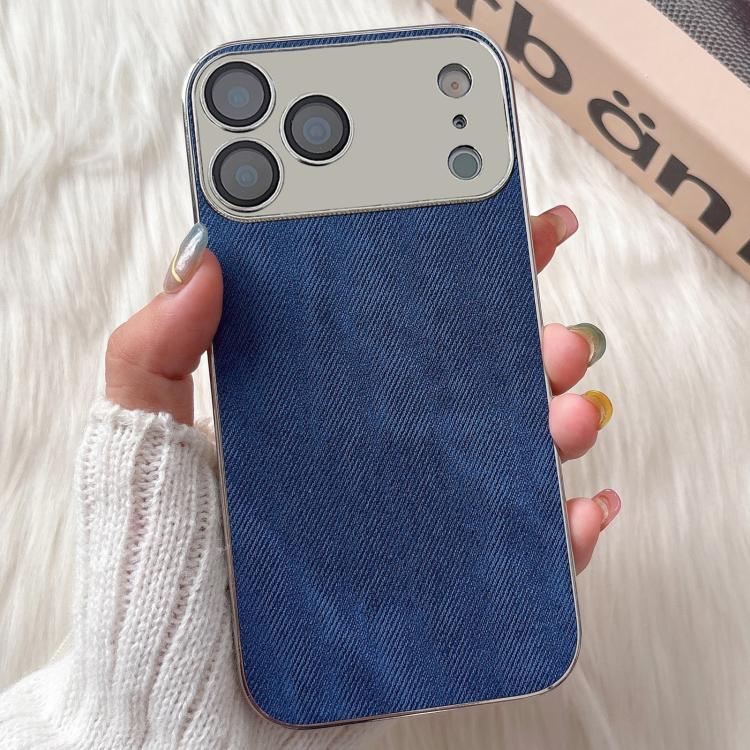 Custodia TPU effetto denim per iPhone 17 Pro Max