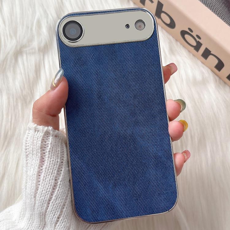 Custodia TPU effetto denim per iPhone 17 Pro Max