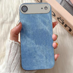 Custodia TPU effetto denim per iPhone 17 Pro Max