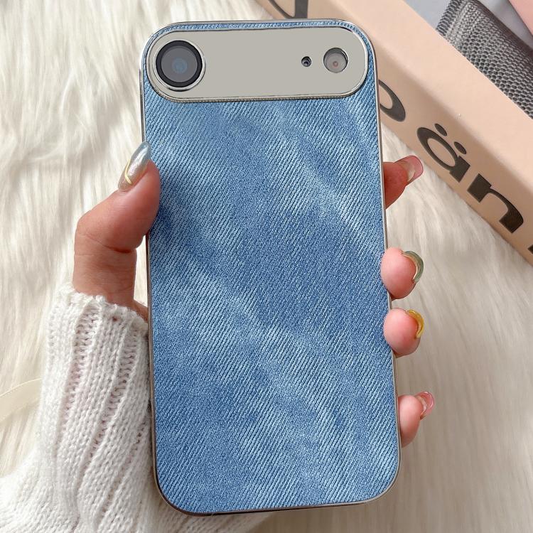 Custodia TPU effetto denim per iPhone 17 Pro Max