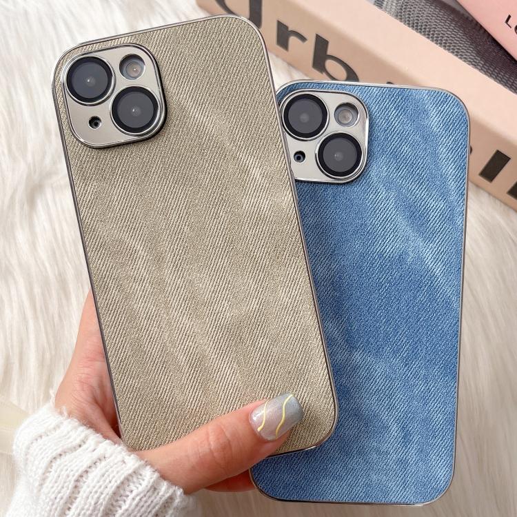 Custodia TPU effetto denim per iPhone 17 Pro Max