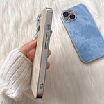 Custodia TPU effetto denim per iPhone 17 Pro Max