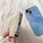 Custodia TPU effetto denim per iPhone 17 Pro Max